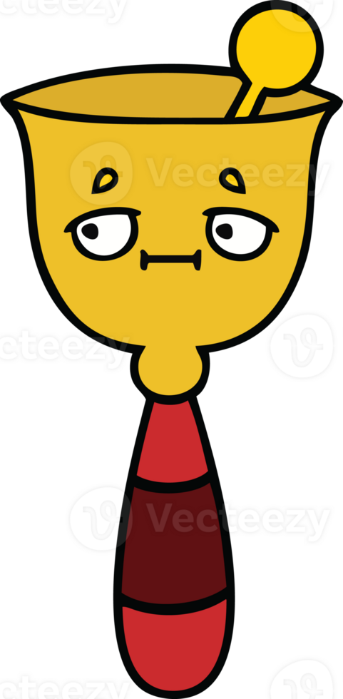 cute cartoon of a school bell png