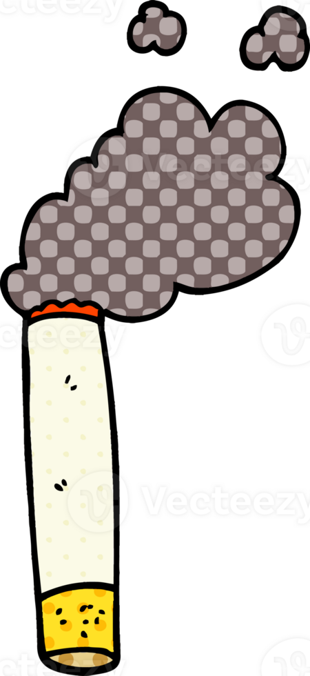 cartoon doodle cigarette png