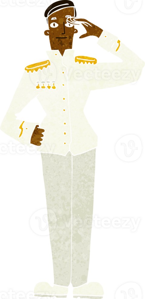 cartoon military man in dress uniform png