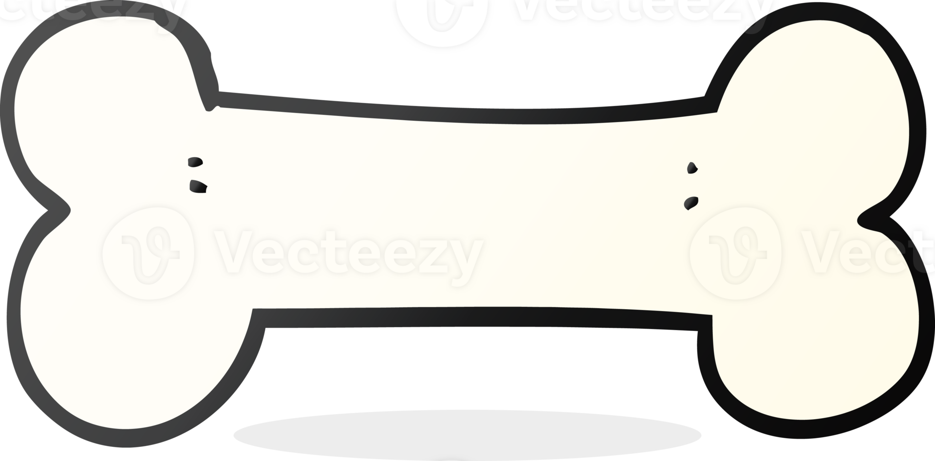 drawn cartoon bone png