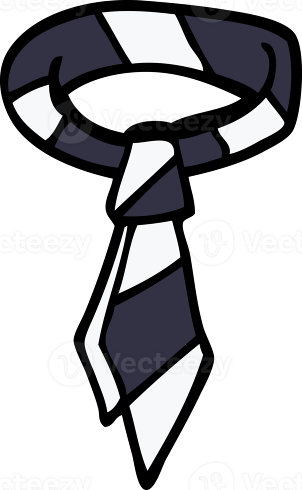 cartoon doodle office tie png