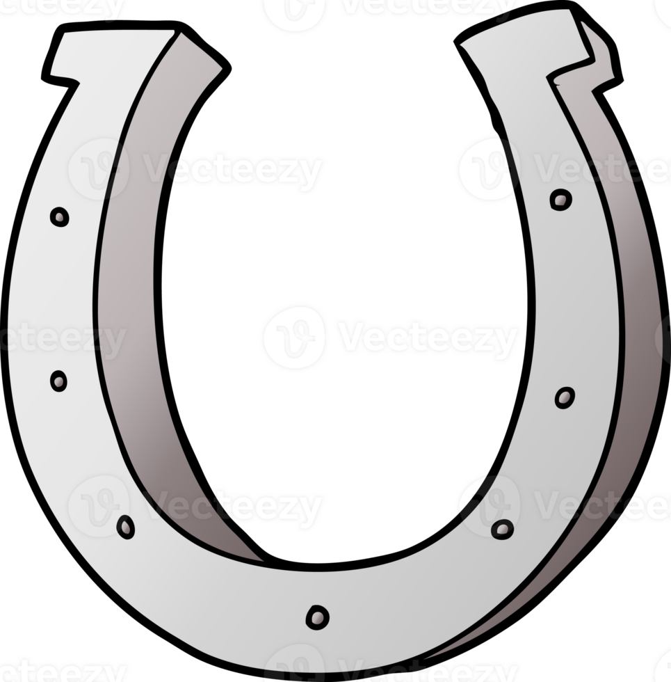 cartoon iron horse shoe png