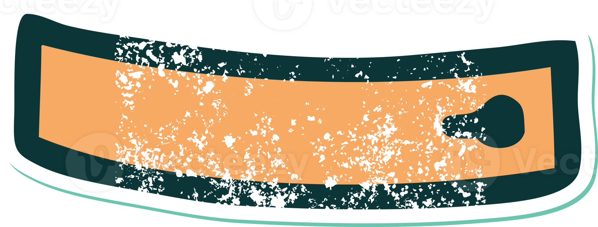 iconic distressed sticker tattoo style image of a shirt cuff png