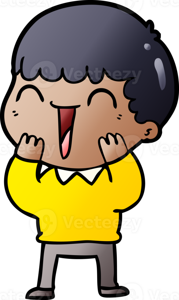 cartoon happy man png