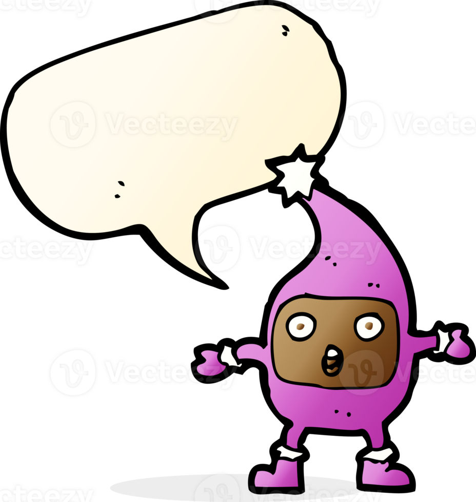 cartoon funny creature with speech bubble png
