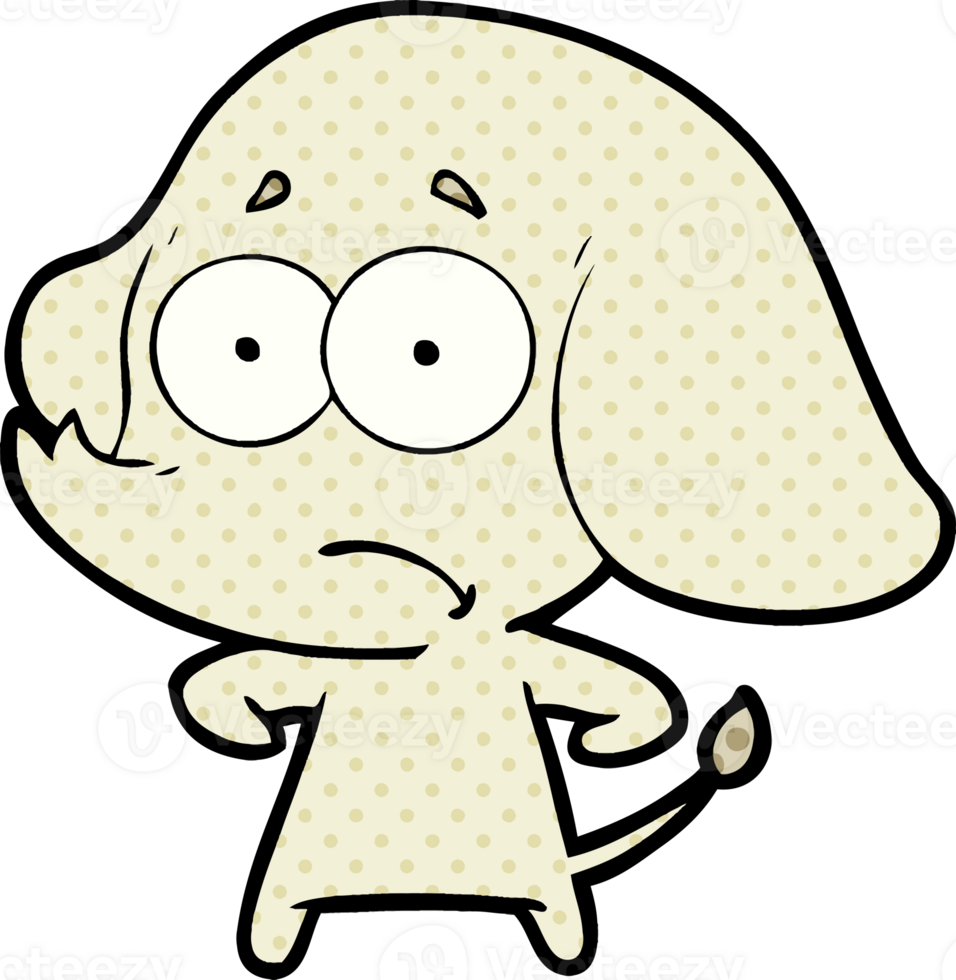 cartoon unsure elephant png