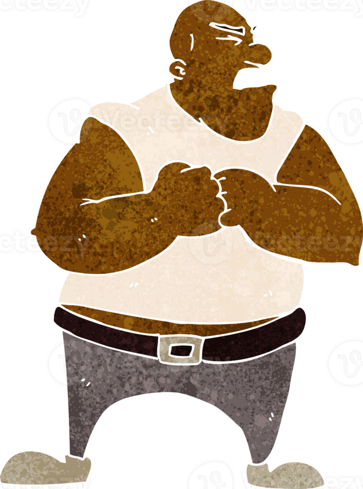 hombre violento de dibujos animados png