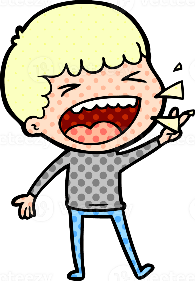cartoon laughing man png