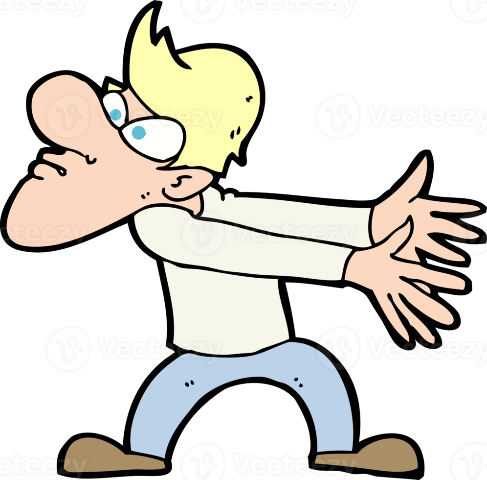 cartoon annoyed man gesturing png