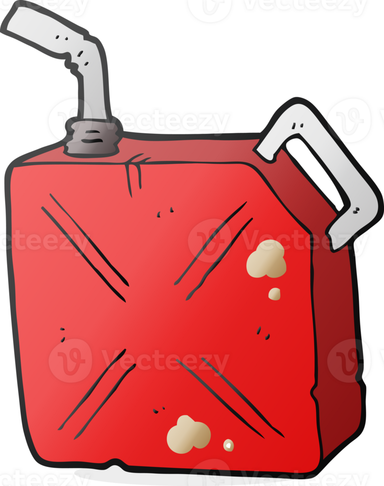 mano disegnato cartone animato carburante può png