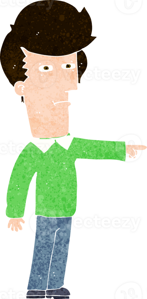cartoon man blaming png