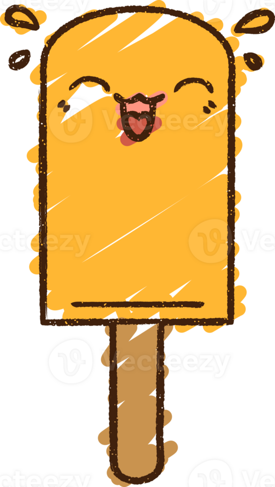 Ice Lolly Chalk Drawing png