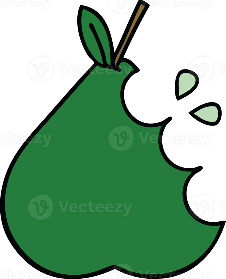 cute cartoon of a pear png