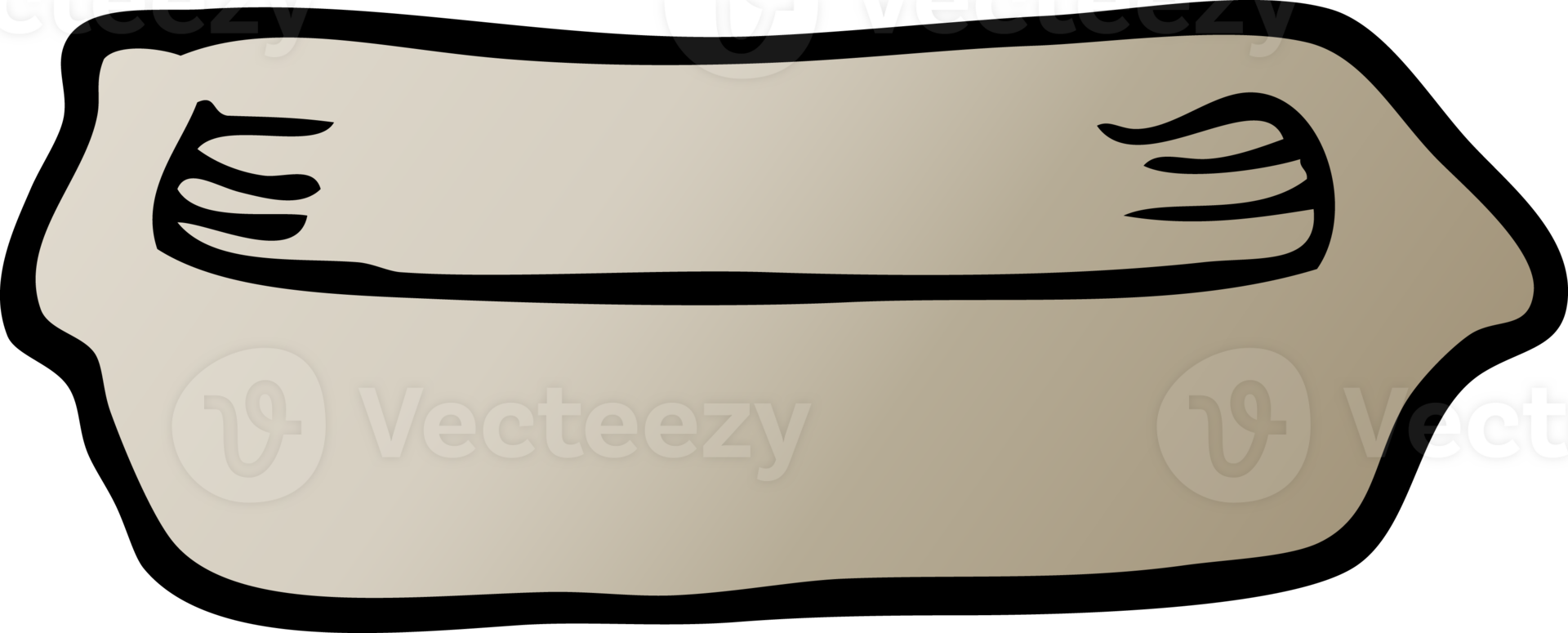 gradient illustration cartoon empty tray png