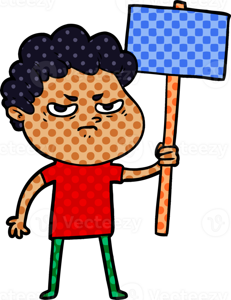 cartoon angry man png