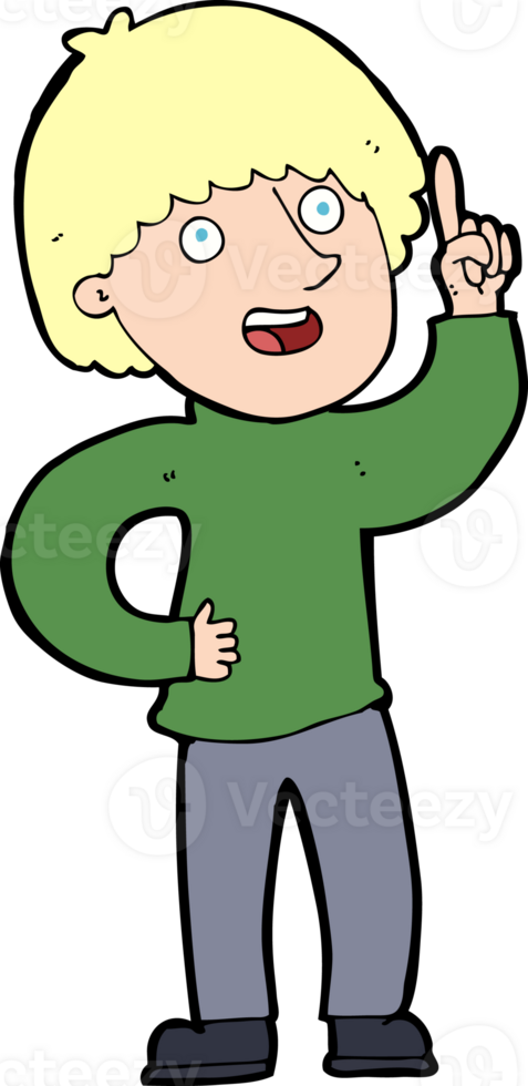 cartoon man with idea png