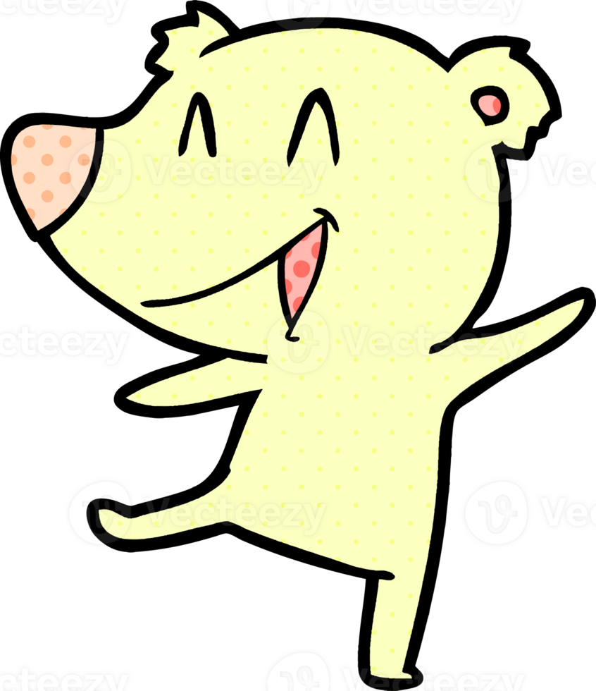 laughing bear cartoon png