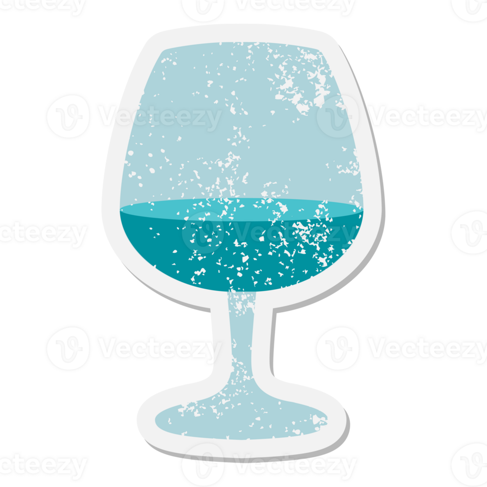 brandy glass grunge sticker png