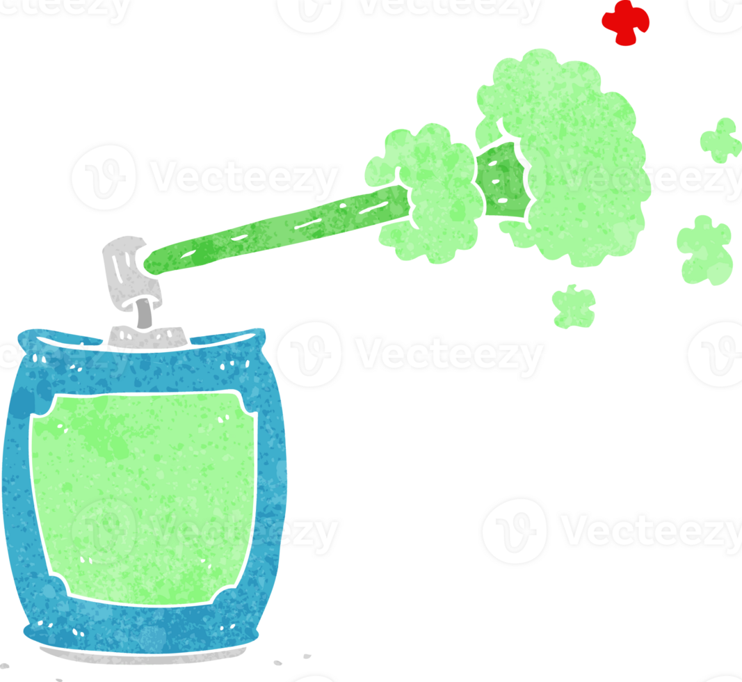 cartoon aerosol spray can png