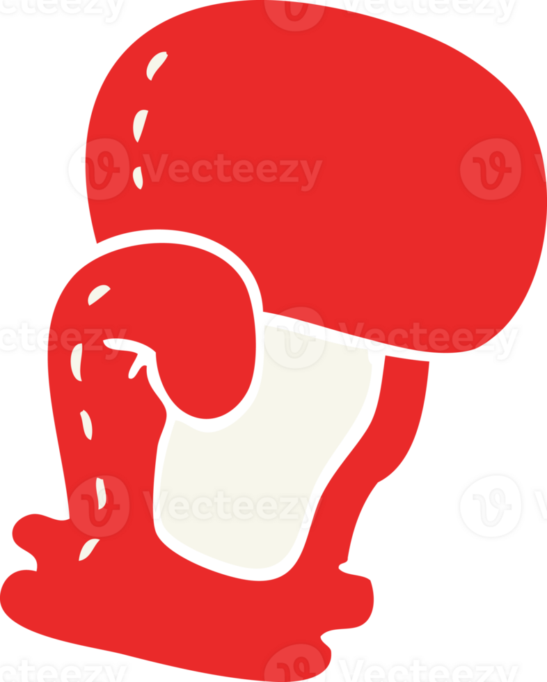 cartoon doodle boxing glove png
