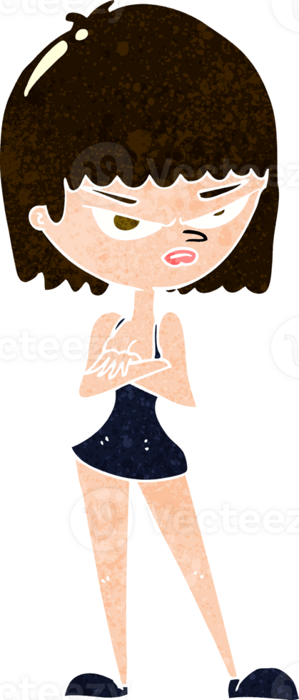 cartoon angry woman png