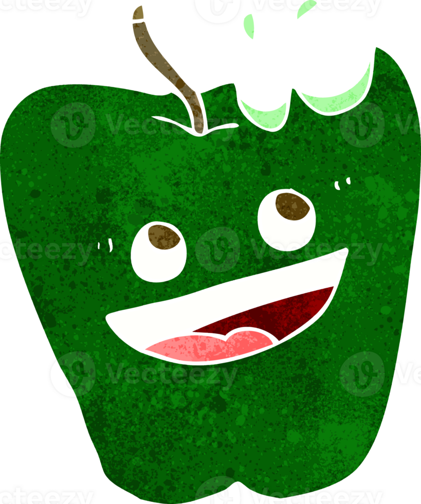 happy apple cartoon 45045414 PNG