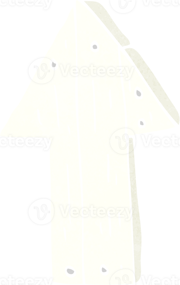 cartoon wooden direction arrow png