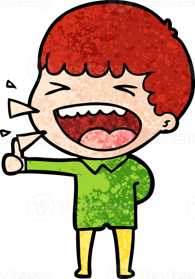 cartoon laughing man png