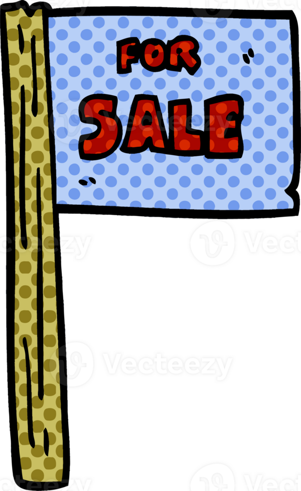 cartoon doodle sale sign png
