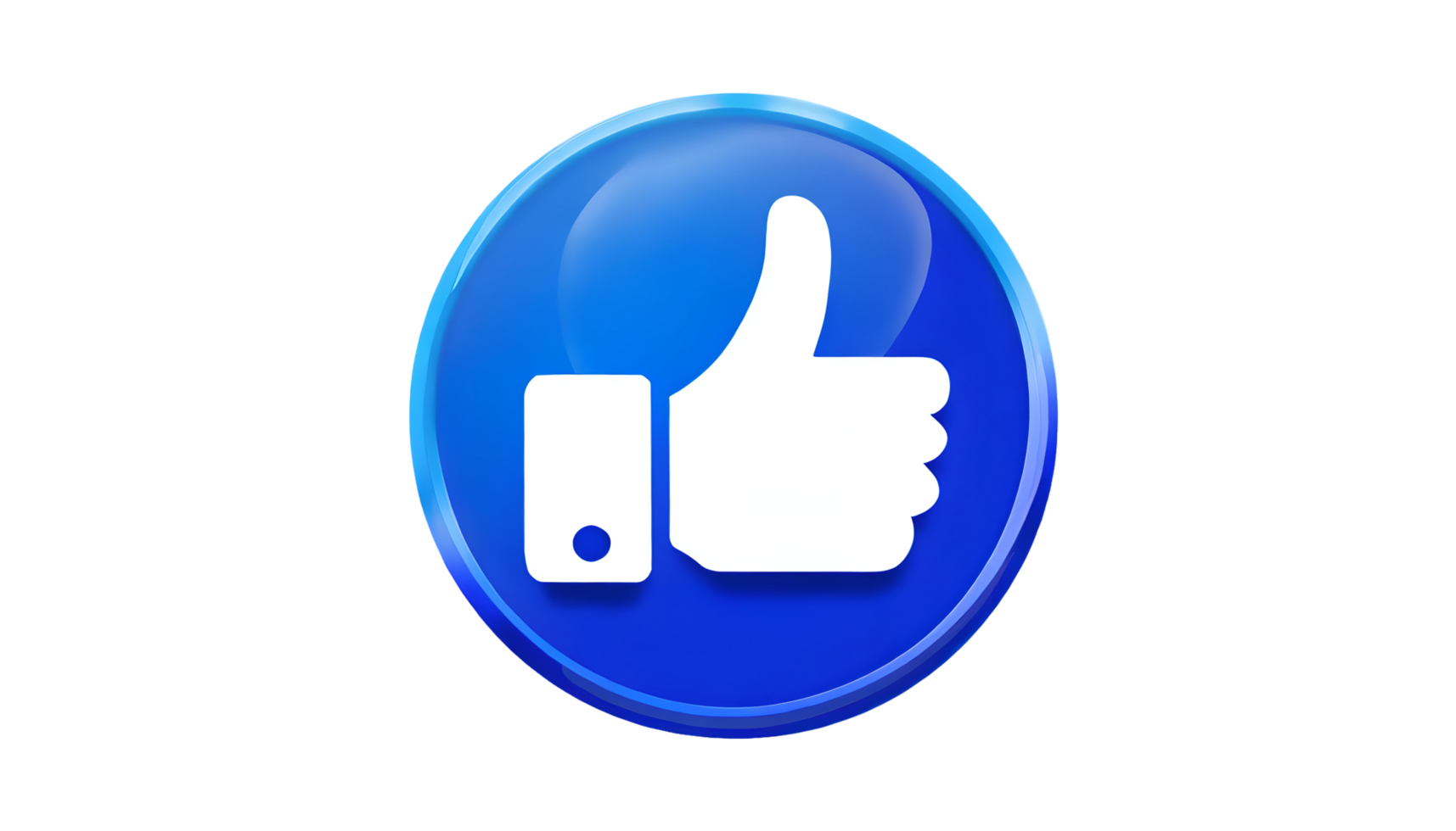 Illustration of thumbs up like social network png
