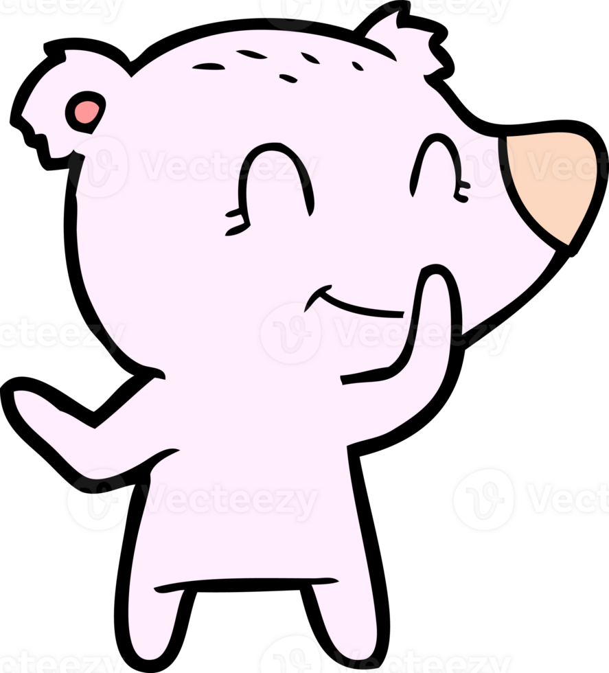 friendly bear cartoon png