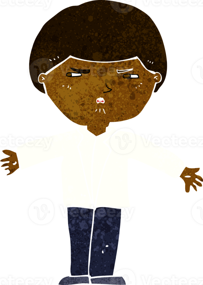 cartoon annoyed man png