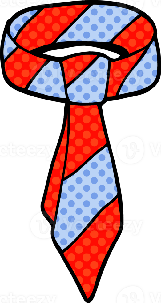 cartoon doodle tie png