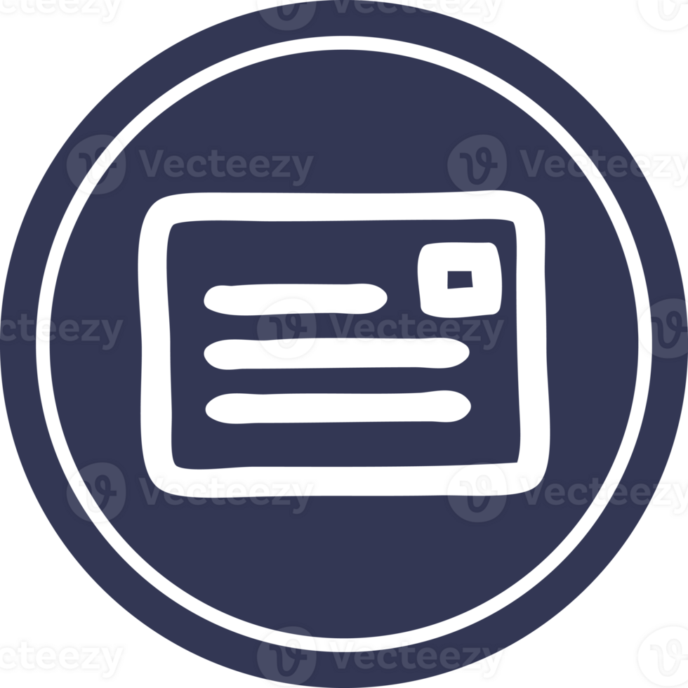 envelope letter circular icon symbol png