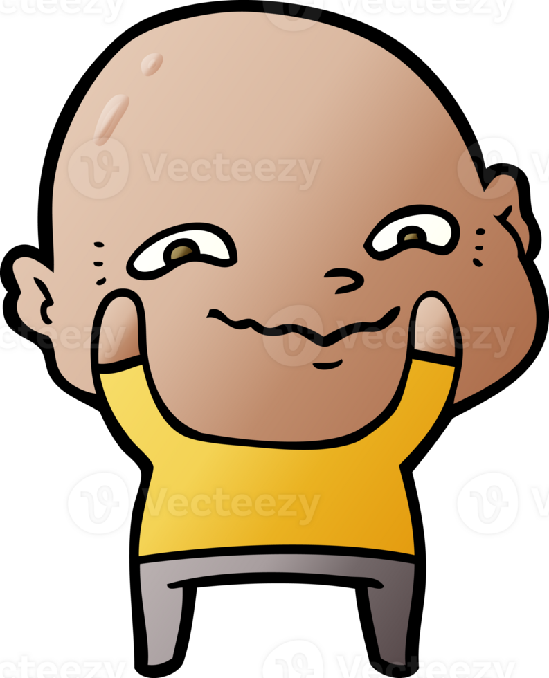 cartoon creepy guy png