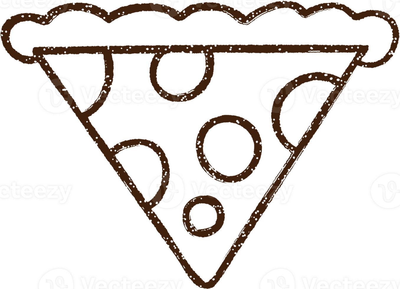 Pizza Charcoal Drawing png