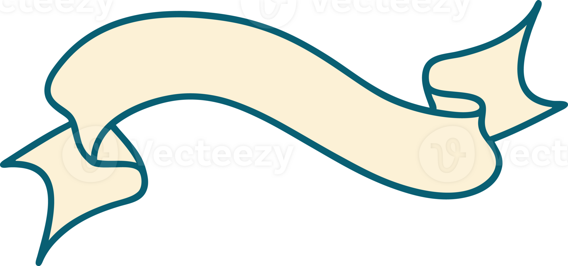 iconic tattoo style image of a banner png