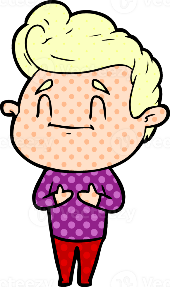 happy cartoon man png