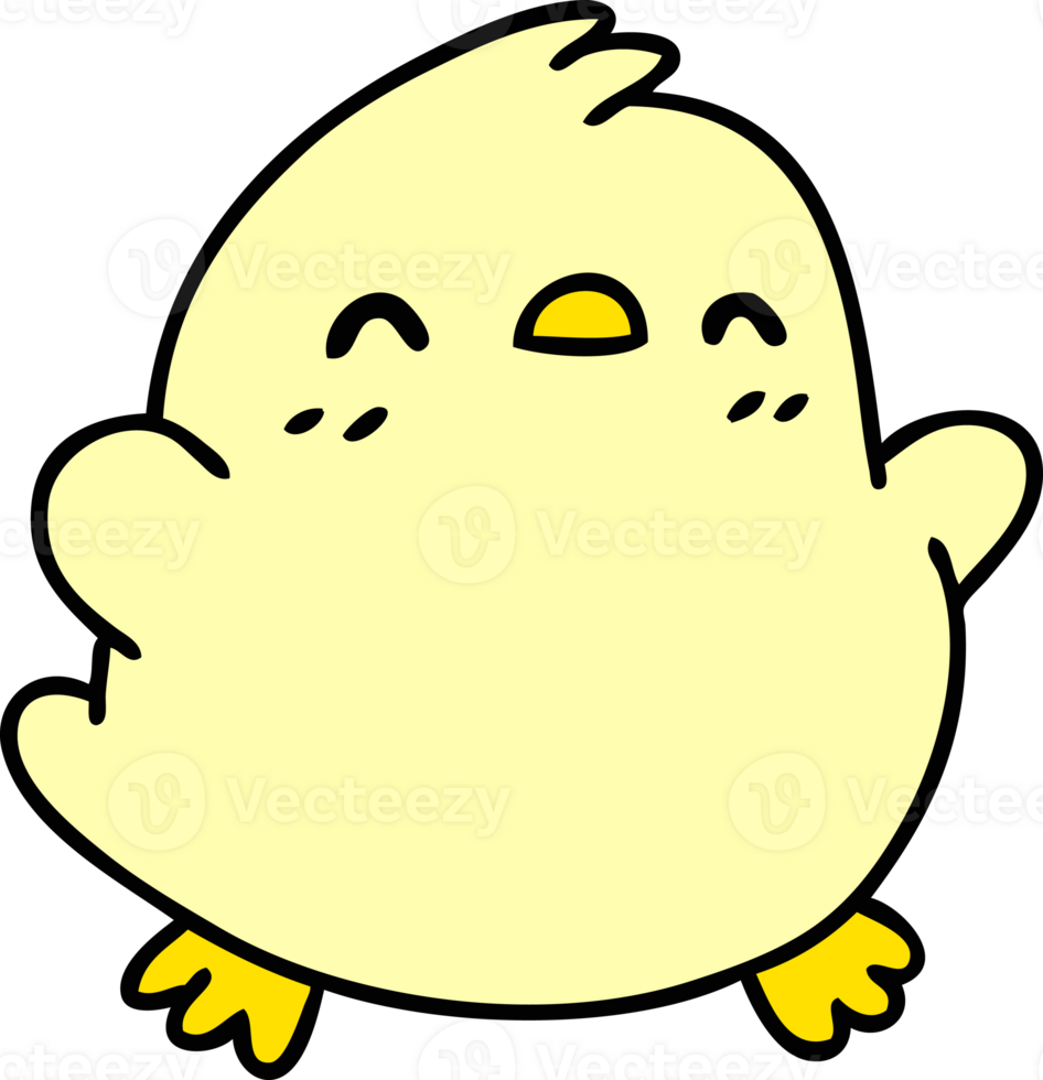cartoon of a cute little bird png