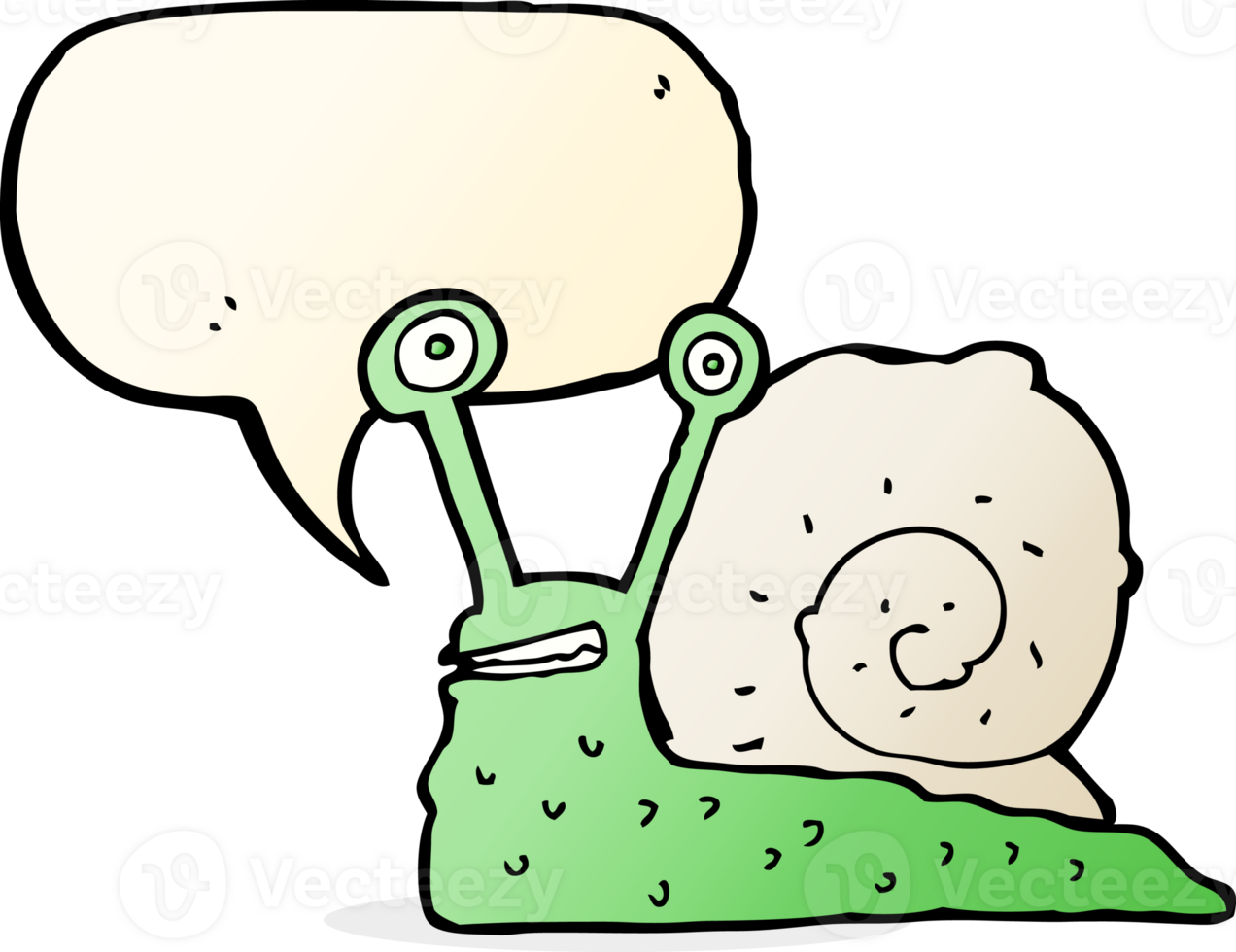 cartoon snail with speech bubble png