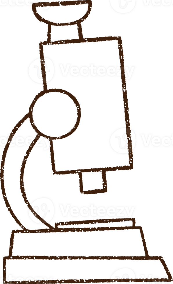 Microscope Charcoal Drawing png