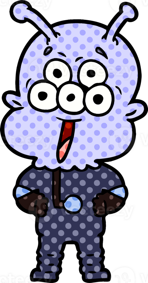 happy cartoon alien png
