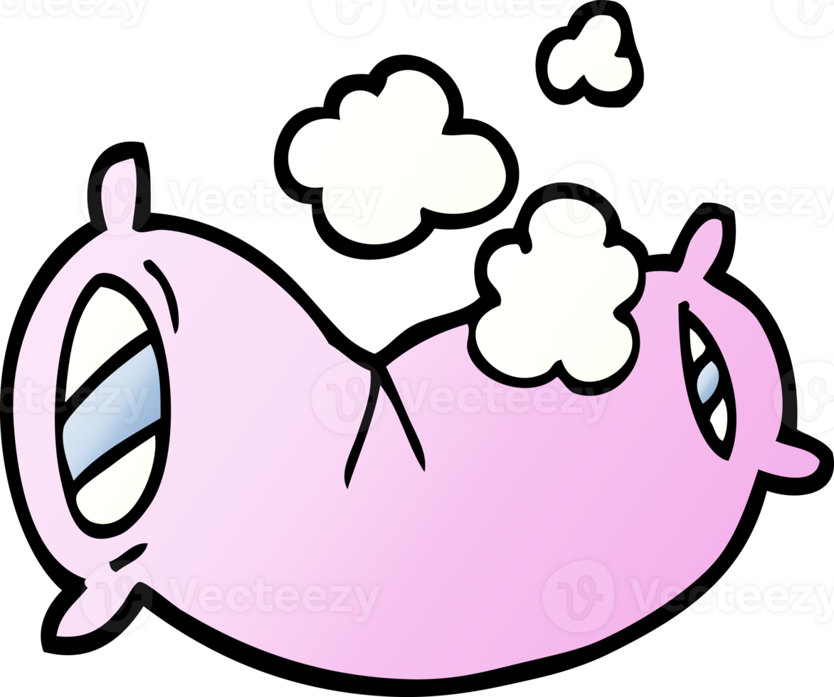 gradient illustration cartoon fluffy pillow png