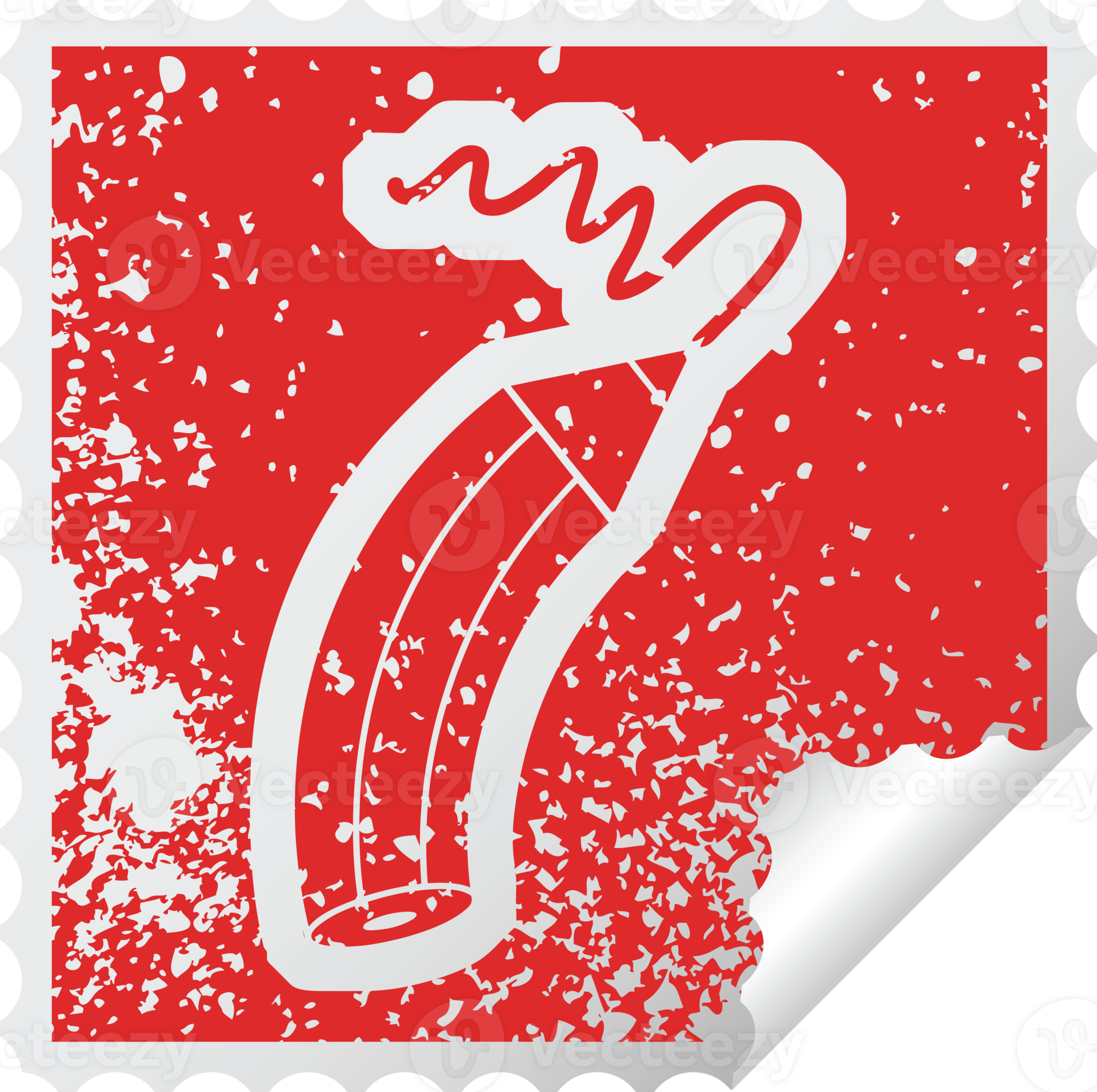 Distressed Sticker Icon Illustration Of A Pencil Drawing A Line Distressed Sticker Icon Illustration Of A Pencil Drawing A Line