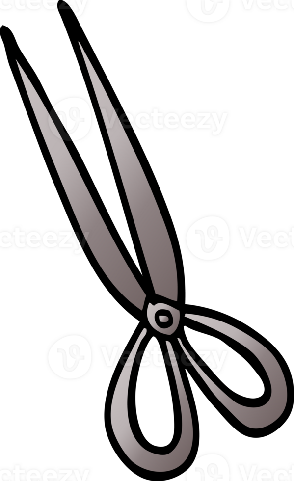 cartoon doodle scissors png