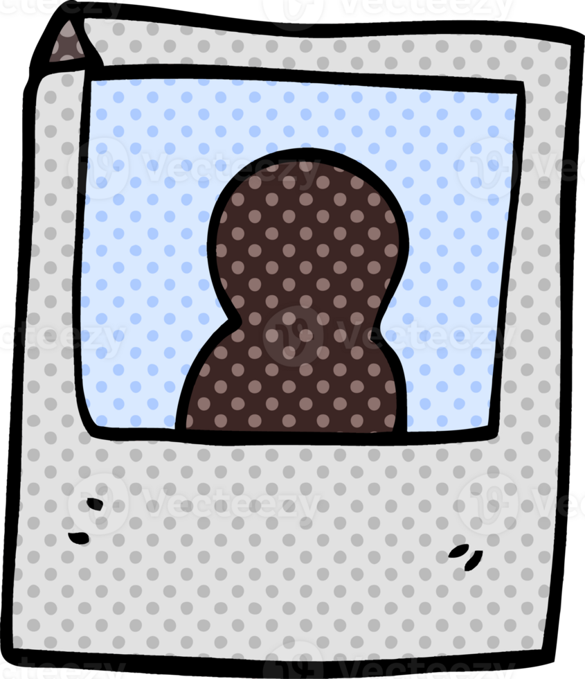 cartoon doodle instant photograph png