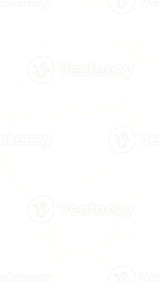 Christmas Man Chalk Drawing png