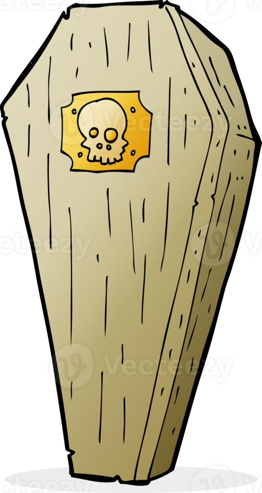spooky cartoon coffin png