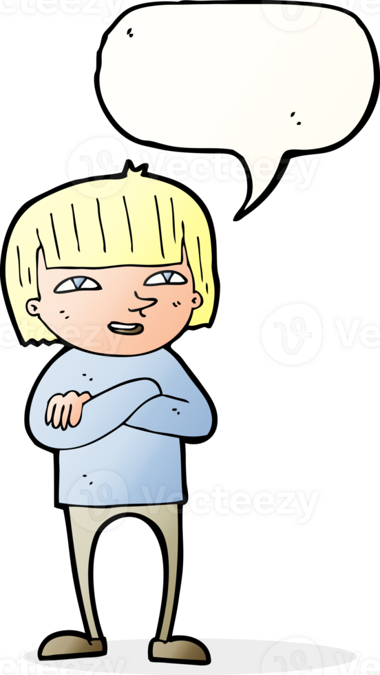 cartoon happy person with speech bubble png
