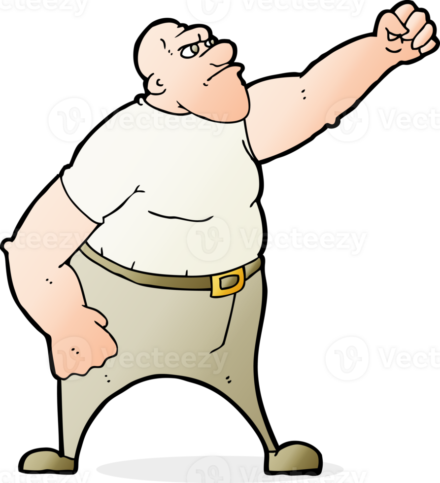 cartoon angry man png